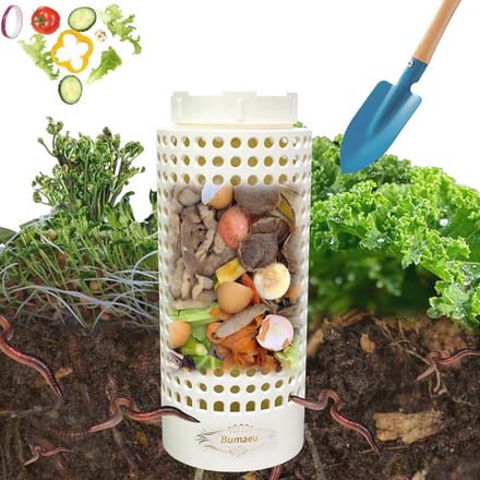 Compacte Vermicomposting Bak voor Tuin - Ideal voor Organisch Afval