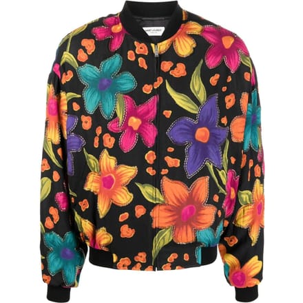 Teddy Fleurs crêpe jasje