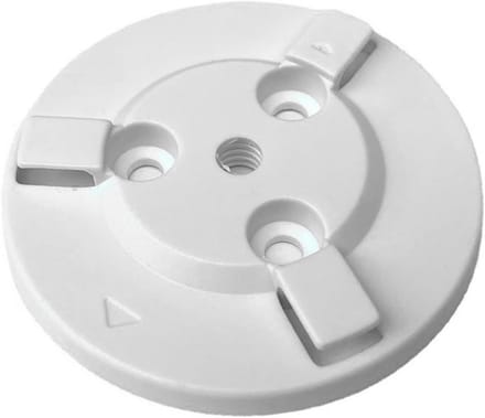 Camera Beugel - Muurhouder - Beveiliging Binnen Buiten - Stabiele Constructie - 56 mm Diameter - Wit