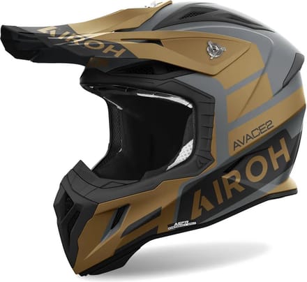 Airoh Aviator Ace 2 Sake Goud Matt Offroad Helm - Maat L - Helm