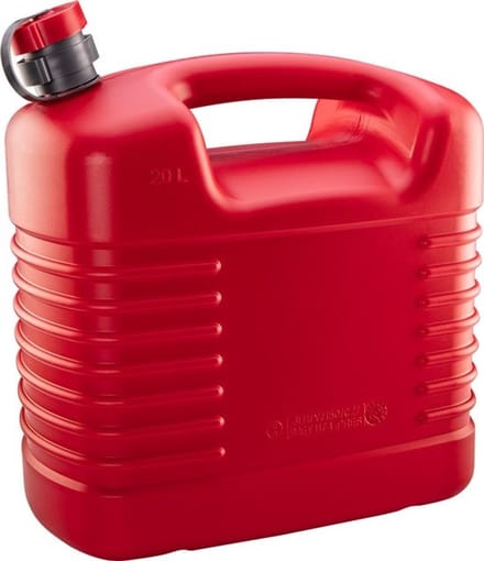 Jerrycan - 20 liter - Rood - Intrekbare schenktuit