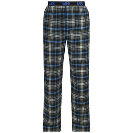 LEE Lounge Pants Colorado - antraciet/blauw - geruit - L