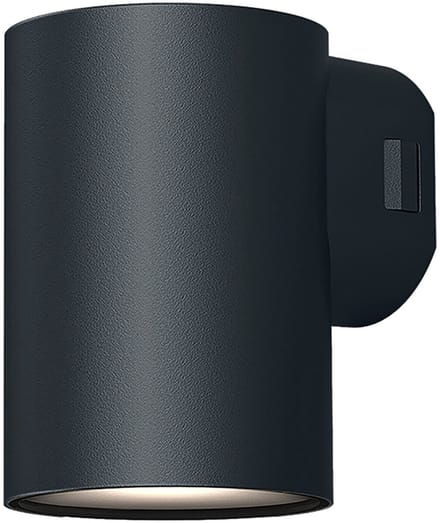 Braytron - LED Wandlamp - Donker grijs- 9W CCT - IP65 - 78x99x115mm