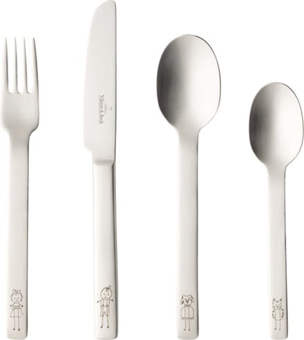 Villeroy & Boch One - 18/10 Edelstahl Kinderbestek 4-delig.