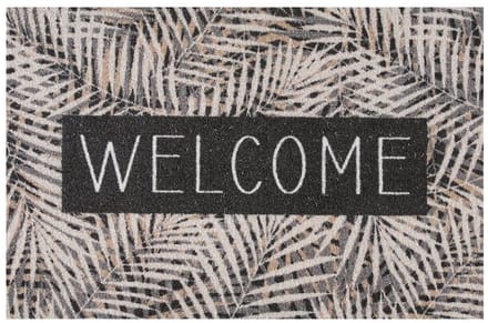 MD Entree - Deurmat - Schoonloopmat - Impression Leaves Welcome - 40 x 60 cm