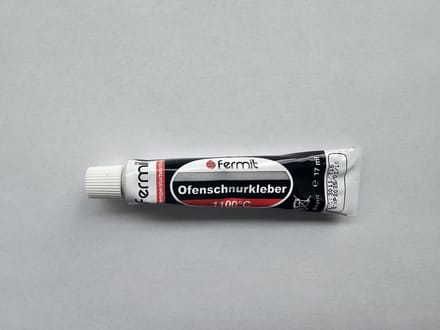 Fermit - Hittebestendige lijm 17 ml - Tot 1100 °C - Gebruiksklaar