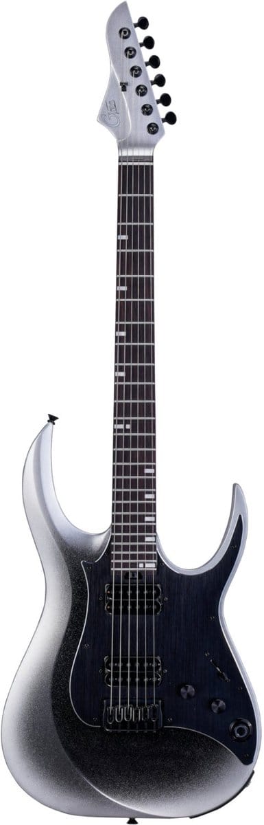 Mooer GTRS Guitars Modern 800 Dark Silver Intelligent Guitar met gigbag