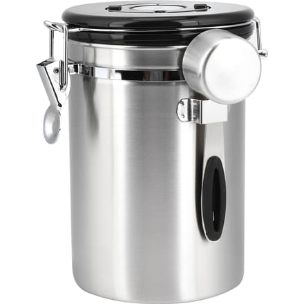 Roestvrijstalen Luchtdichte Koffieboon Container Thee Gedroogd Fruit Opslagcontainer 1.8L gray