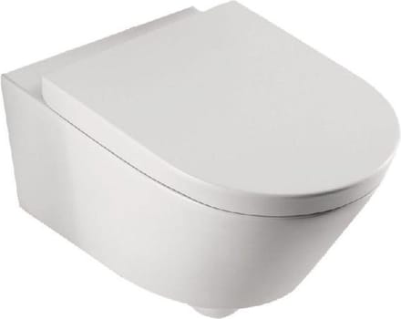 Xellanz Metro wandcloset met toiletzitting softclose en quick release glans wit