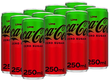 Coca Cola - Lime Zero - 12x 250ml