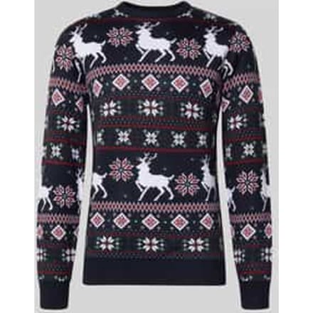 Gebreide pullover in all-over look