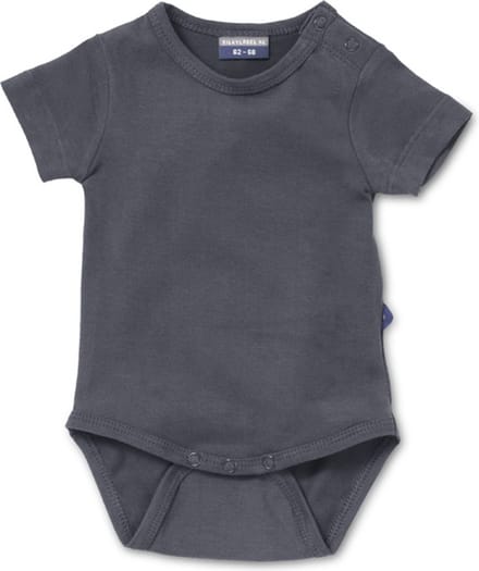 Silky Label romper glacier grey - korte mouw - maat 50/56 - grijs