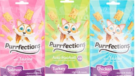 Purrfections Kattensnacks - MIX - 6 x 60 gr