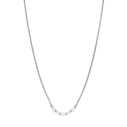 zilver gerhodineerd collier 3,6 mm 40 + 5 cm 1338556