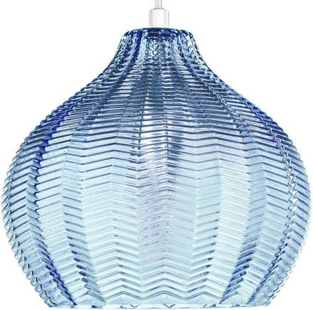 KEILA - Hanglamp - Blauw - Glas