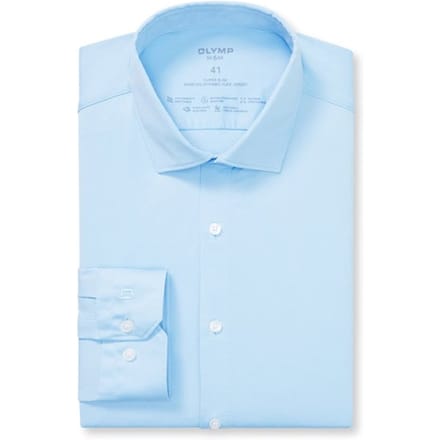 OLYMP No. Six 24/Seven Overhemd, Super Slim, Modern Kent, Bleu