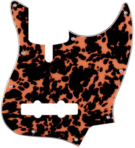 Boston M4V-310-WCO pickguard, Sire Marcus Miller V-series 4-string, 3 ply, wild cat orange
