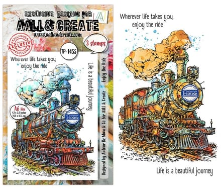 Aall & Create clearstamp A6 - Enjoy the ride
