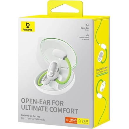 Baseus Eli Sport 1 Open-Ear TWS oordopjes Aurora Groen