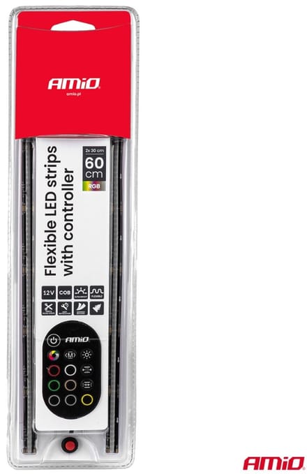 Flexibele RGB LED-strips - 12V - Auto interieurverlichting