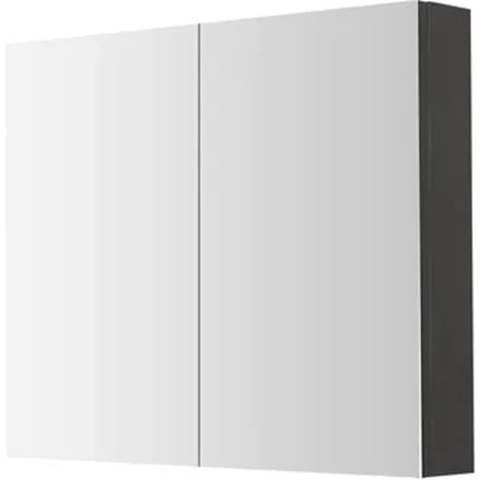 Aquazuro Spiegelkast Arezzo 80cm Donkergrijs