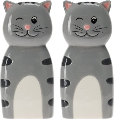 Waterverdamper radiator - 2x - kat - kunststeen - kinderkamer - 18 cm - luchtbevochtiger