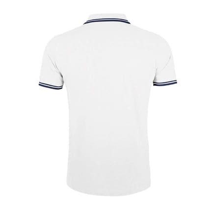 SOLS Heren Pasadena Poloshirt (Wit/Zwaar)