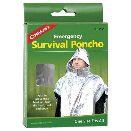 Coghlans Emergency Survival Poncho, noodregenjas