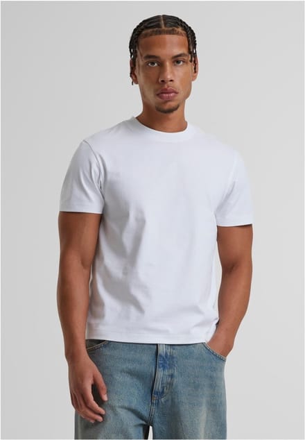 Urban Classics - Sorona Loose Fit Heren Tshirt - S - Wit