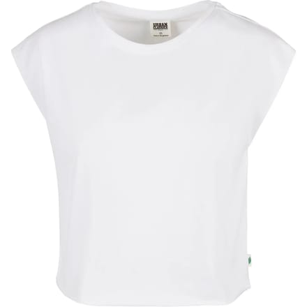 Urban Classics - Organic Short Top - L - Wit