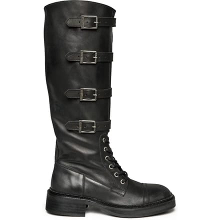 Steve Madden Rox Boots Black Leather Taglia: 37 | Stivali Outlet | Donna | Nero