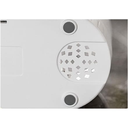 Zoutkristal Aroma Diffuser 200ml USB Plug-in Automatische Zoutlamp Essentiële Oliën Diffuser voor Slaapkamer Kantoor white