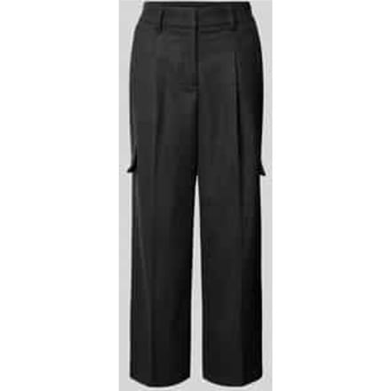 Baggy fit stoffen broek met persplooien