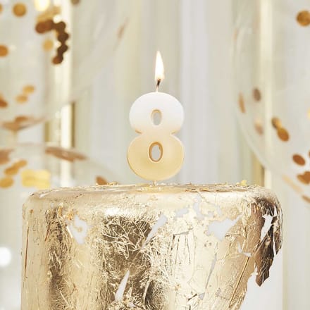 Ombre Goud Cijfer 8