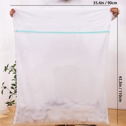 Livé® Extra Grote Waszak 90×110 cm – Ademend met Ritssluiting