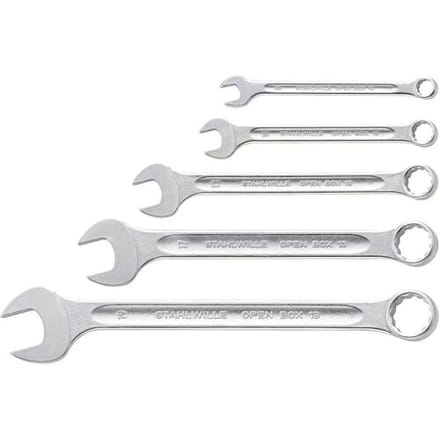 Stahlwille 96400809 13/5 Ring-steeksleutelset 5-delig Sleutelbreedte (metrisch) 8 - 19 mm