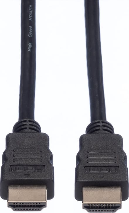 ROLINE HDMI High Speed kabel met Ethernet M-M, zwart, 1,5 m