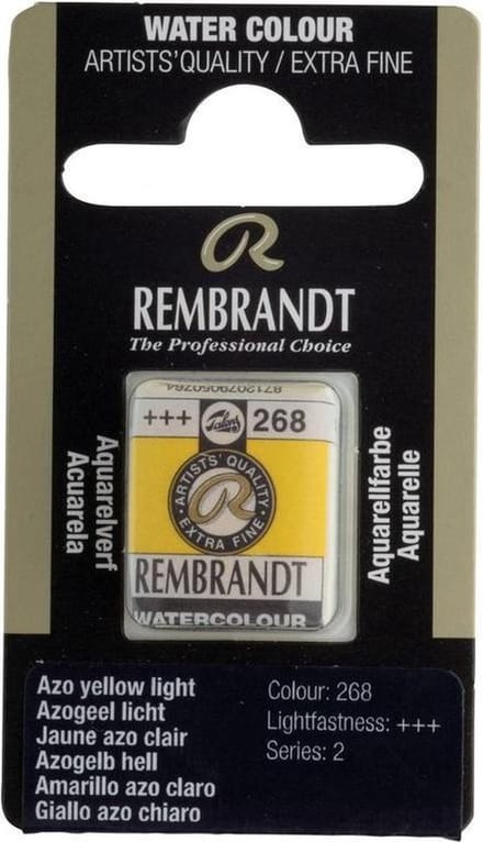 Rembrandt water colour napje Azo Yellow Light (246)