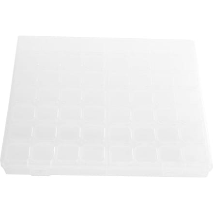 56 Vakken Desktop Nagellak Kunst Opbergdoos Koffer Organizer Sieraden Accessoires Container white