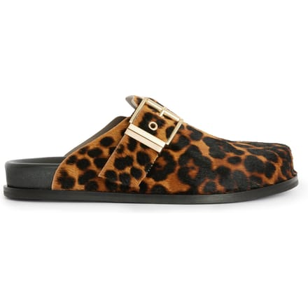 AllSaints Venus Lepo Mule Animal Brown Größe: 37 | Pantoletten Outlet | Damen | Braun