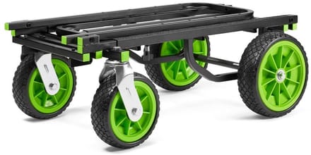 Ibenzoa® Inklapbare multifunctionele transportwagen met groot draagvermogen en flexibele wielen