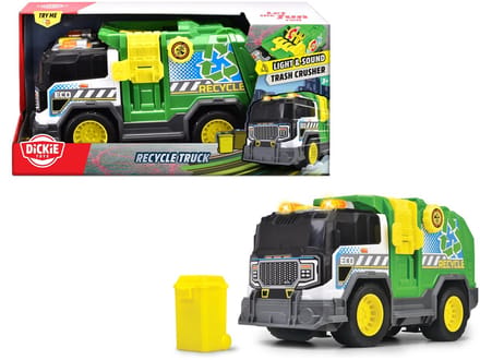 Dickie Toys - Vuilniskar - Vrachtwagen - Licht en geluid - Vanaf 3 jaar
