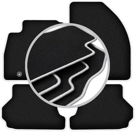 CARLUX-SILVER automatten voor: Ford Focus MK2 cabriolet (2006-2010)