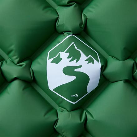 vidaXL - Kampeermatras - opblaasbaar - 190x58x6 - cm - 1- - persoons - groen