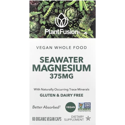 Vegan Zeewater Magnesium, Biologische Groentecapsules 60