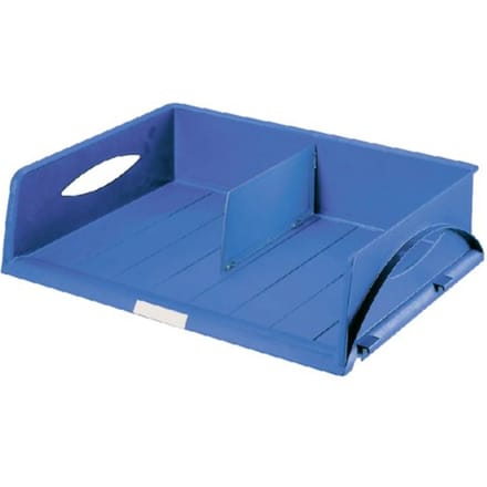 Brievenbak Leitz Sorty Jumbo A3 dwars blauw
