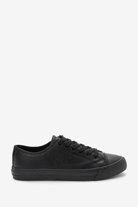 Next - Dames - Patent baseballschoenen met extra brede pasvorm - Zwart