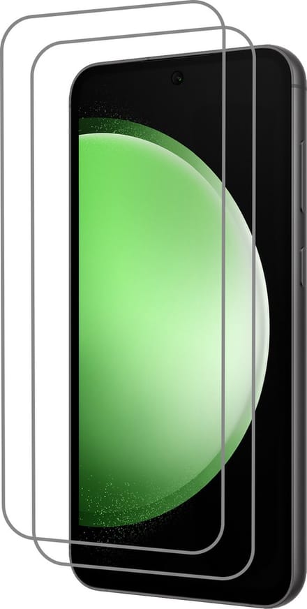 Screenprotector - 2 Stuks Geschikt voor Samsung Galaxy S23 FE - Extra Sterk - Beschermglas - Gehard Glas - Tempered Glass - Screen Protector