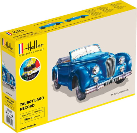Heller Modelbouwpakket Militaire voertuigen - 56711 Talbot Lago Record - Starter Kit Plastic - 1:24 - Modelbouw