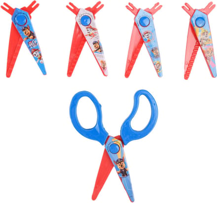 Canenco PAW Patrol kinderschaartje met 5 kartelbladen knutselset.
